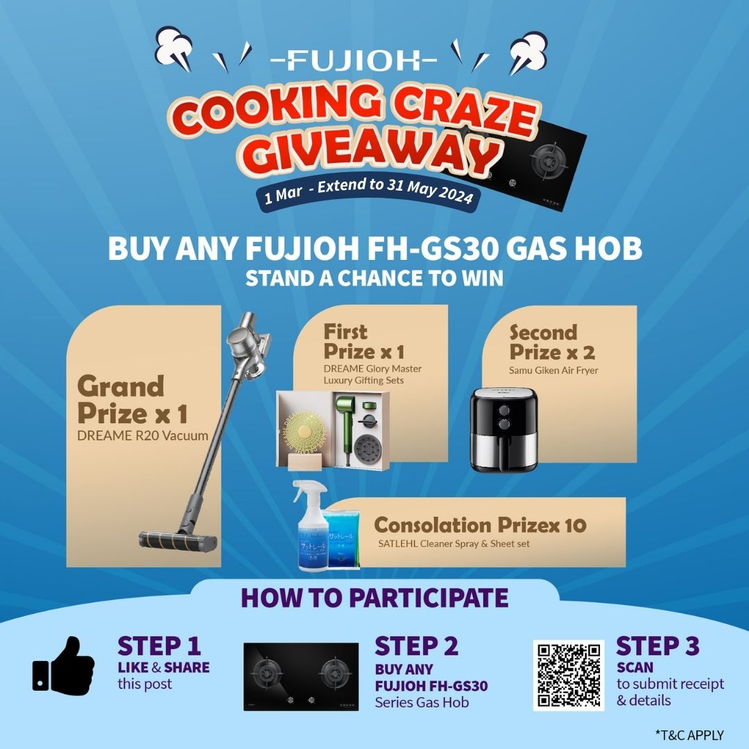 FUJIOH Cooking Craze Giveaway Contest
