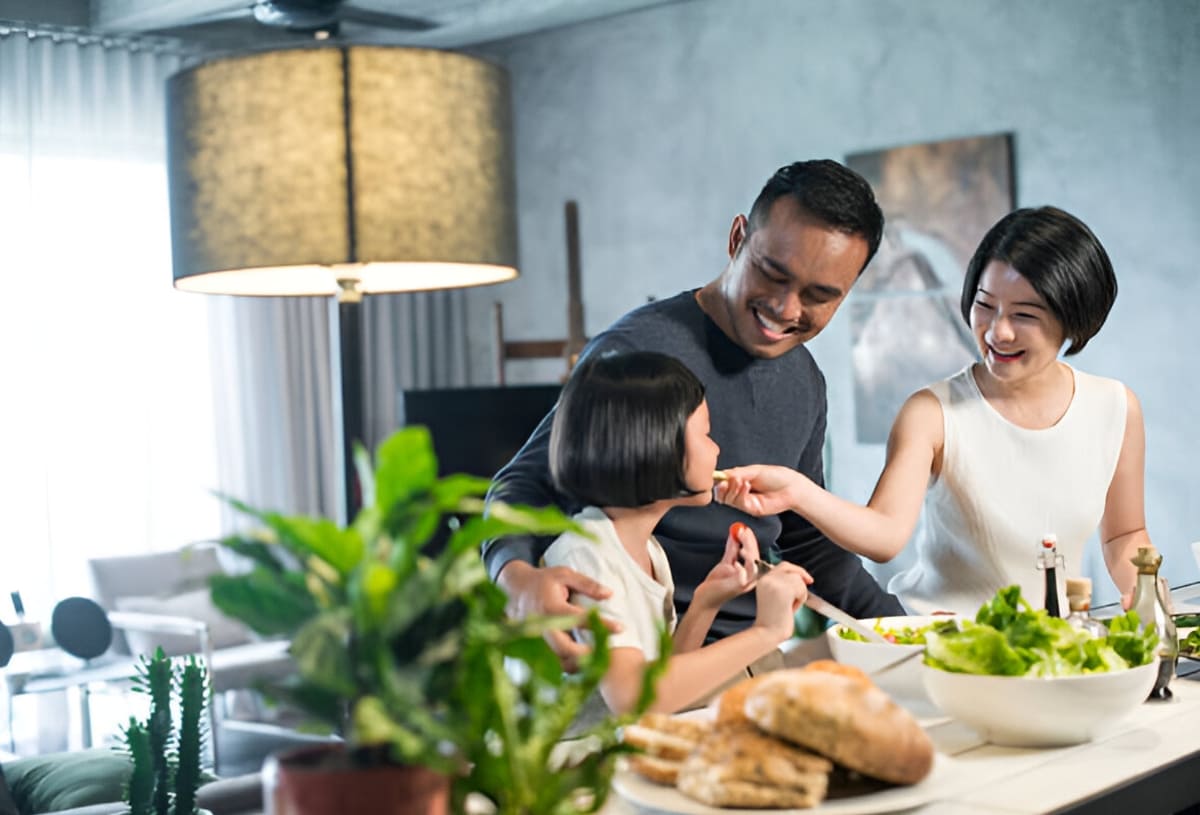 Cooking can increase family interactions