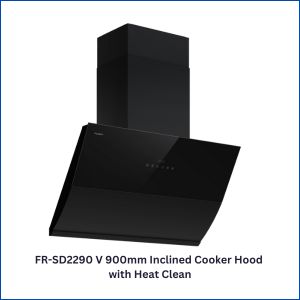 Product: FR SD2290 V 900mm Inclined Design Cooker Hood with Heat Clean