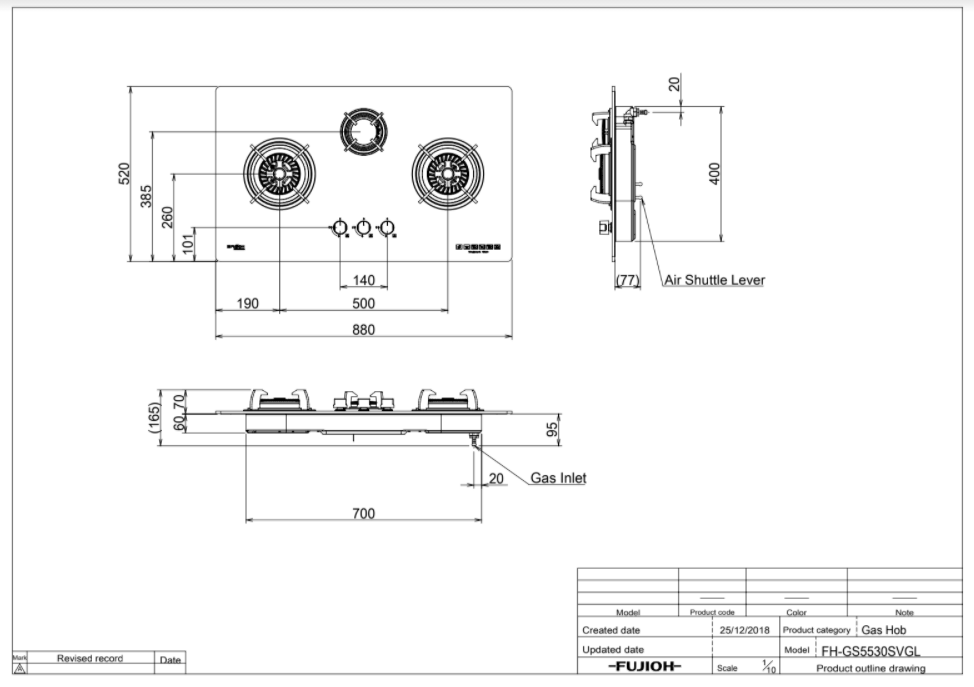 fujioh hob 5530