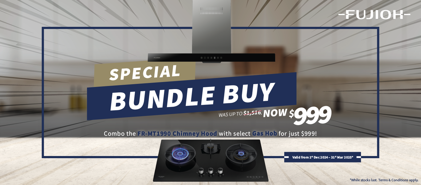 FUJIOH MT1990 Hood and Hob Bundle Promotion HOMEPAGE BANNER